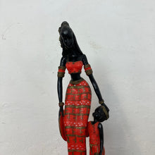 Load image into Gallery viewer, Vintage art nouveau lady and child figure, art sculpture, home ornaments, interior design, beautiful statue, vogue style, fashion piece