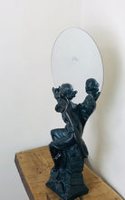 Load image into Gallery viewer, Beautiful vintage art nouveau, elegant lady make up mirror