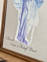 Load image into Gallery viewer, Stunning vintage French art nouveau advertising lady mirror
