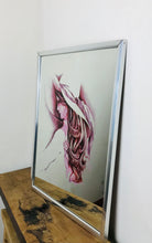 Load image into Gallery viewer, Lovely vintage art nouveau elegant lady mirror