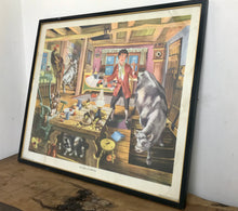 Load image into Gallery viewer, Vintage fairytale poster jack seek his fortune, Macmillan advertising piece