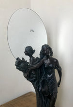 Load image into Gallery viewer, Beautiful vintage art nouveau, elegant lady make up mirror