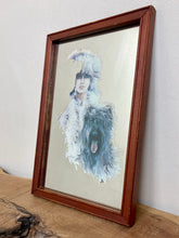 Load image into Gallery viewer, Stunning vintage art nouveau Sara Moon mirror