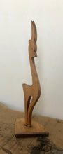 Load image into Gallery viewer, Vintage Mid Century Folk Art Antelope Sculpture 1950s