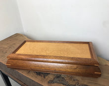 Load image into Gallery viewer, Stylish vintage oak jewellery box luxurious finish