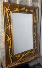 Load image into Gallery viewer, Antique Bamboo Frame Mirror
