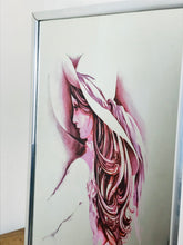 Load image into Gallery viewer, Lovely vintage art nouveau elegant lady mirror