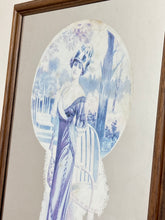 Load image into Gallery viewer, Stunning vintage French art nouveau advertising lady mirror