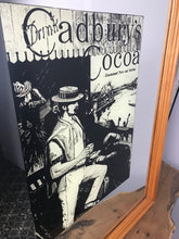 Load image into Gallery viewer, Vintage Cadbury Cocoa chocolate advertising mirror