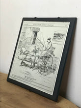 Load image into Gallery viewer, Vintage Punch magazine London humorous mirror plaque collectible Edwardian advertising piece