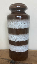 Load image into Gallery viewer, Lovely vintage Scheurich pottery West Germany fat lava ceramic collectibles piece 517-30