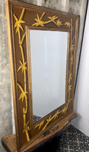 Load image into Gallery viewer, Antique Bamboo Frame Mirror