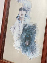 Load image into Gallery viewer, Stunning vintage art nouveau Sara Moon mirror