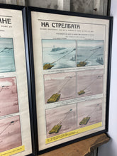 Load image into Gallery viewer, Vintage Original Military Poster Tanks Picture