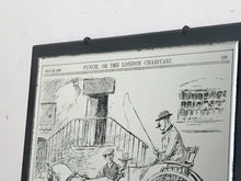 Load image into Gallery viewer, Vintage Punch magazine London humorous mirror plaque collectible Edwardian advertising piece