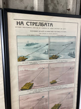 Load image into Gallery viewer, Vintage Original Military Poster Tanks Picture