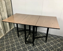 Load image into Gallery viewer, Retro Formica Mid Century Drop Leaf Kitchen Dining Table