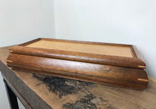 Load image into Gallery viewer, Stylish vintage oak jewellery box luxurious finish