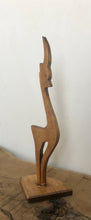 Load image into Gallery viewer, Vintage Mid Century Folk Art Antelope Sculpture 1950s