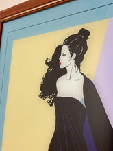 Load image into Gallery viewer, Lovely vintage art deco lady diva acrylic mirror picture
