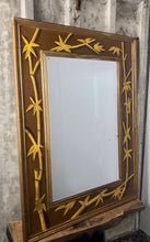 Load image into Gallery viewer, Antique Bamboo Frame Mirror