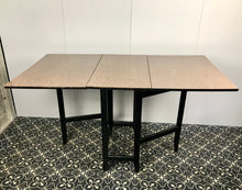 Load image into Gallery viewer, Retro Formica Mid Century Drop Leaf Kitchen Dining Table