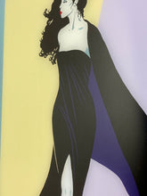 Load image into Gallery viewer, Lovely vintage art deco lady diva acrylic mirror picture