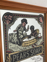 Load image into Gallery viewer, An Appealing Vintage mid-century Pears Soap Advertising mirror featuring an antique Victorian baby bath scene with intricate detail and stand-out fonts.
