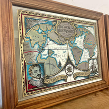 Load image into Gallery viewer, This stunningly detailed map, with its intricate design and historical significance, is an accurate map of the world drawn according to the most actual descriptions, latest discoveries, and best observations made by English or strangers.
