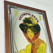 Load image into Gallery viewer, Olympia Beer Advertising Mirror, Vintage Beer Sign, Brewery And Pub Wall Art, Interior Design, Retro Gift, Picture, Collectibles Piece
