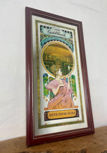 Load image into Gallery viewer, This beautiful art deco vintage mirror, made around 1960, is a stunning collectible piece advertising the famous Spanish Wine Cavas Castellblanch.
