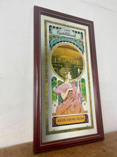 Load image into Gallery viewer, This beautiful art deco vintage mirror, made around 1960, is a stunning collectible piece advertising the famous Spanish Wine Cavas Castellblanch.
