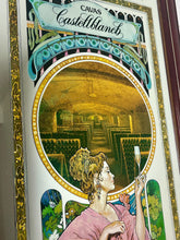 Load image into Gallery viewer, This beautiful art deco vintage mirror, made around 1960, is a stunning collectible piece advertising the famous Spanish Wine Cavas Castellblanch.
