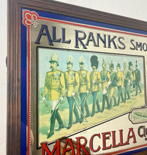 Load image into Gallery viewer, The piece showcases the soldiers marching in an order if rank listed underneath,  antique feel with stunning colours and intricate details. The fonts used in the design are eye-catching, and the overall aesthetic is vibrant and stylish
