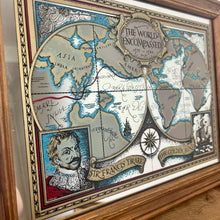 Load image into Gallery viewer, This stunningly detailed map, with its intricate design and historical significance, is an accurate map of the world drawn according to the most actual descriptions, latest discoveries, and best observations made by English or strangers.
