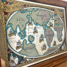 Load image into Gallery viewer, This stunningly detailed map, with its intricate design and historical significance, is an accurate map of the world drawn according to the most actual descriptions, latest discoveries, and best observations made by English or strangers.
