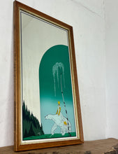 Load image into Gallery viewer, Kay Nielsen&#39;s &quot;The Bear and the Maiden&quot; is a popular illustration from his 1914 book East of the Sun and West of the Moon. It depicts a maiden riding on the back of a white polar bear. The image is a classic representation of a fantastical scene, with the maiden side-saddle on the large bear, set in a snowy, magical landscape.
