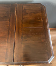 Load image into Gallery viewer, This piece&#39;s tidy and neat finish, with its groundbreaking design, incorporates a lifting centre section with a writing surface and letter racking. The side sections have hinged lids that open to further storage compartments. The table is supported on elegant turned legs. This is a great space-saving piece that will suit a traditional home. It is the perfect size for your laptop and a great addition to the space-saving design.
