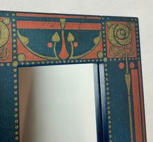 Load image into Gallery viewer, Vintage Art Nouveau Mirror, Glasgow School Book Binding

