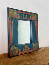 Load image into Gallery viewer, Vintage Art Nouveau Mirror, Glasgow School Book Binding
