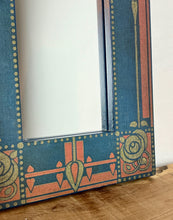Load image into Gallery viewer, Vintage Art Nouveau Mirror, Glasgow School Book Binding
