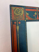 Load image into Gallery viewer, Vintage Art Nouveau Mirror, Glasgow School Book Binding
