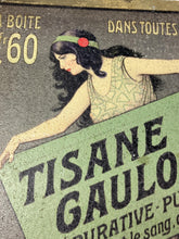 Load image into Gallery viewer, The poster exemplifies Art Nouveau characteristics with its flowing lines, naturalistic motifs (like the woman pouring the tea onto a globe, symbolising its worldwide benefit), and a focus on feminine beauty.
