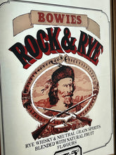 Load image into Gallery viewer, Vintage advertising mirror for Bowie&#39;s Rock &amp; Rye Whisky
