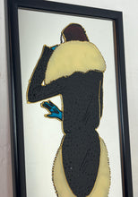 Load image into Gallery viewer, Vintage Art Deco Lady in Period Fashion Clothing, Picture Mirror
