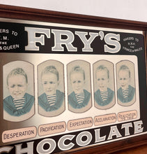 Load image into Gallery viewer, Stunning Vintage Fry’s Five Boys milk chocolate mirror.
