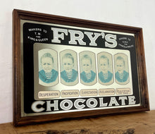 Load image into Gallery viewer, Stunning Vintage Fry’s Five Boys milk chocolate mirror.
