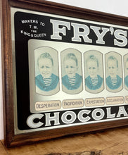 Load image into Gallery viewer, Stunning Vintage Fry’s Five Boys milk chocolate mirror.

