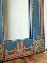 Load image into Gallery viewer, Vintage Art Nouveau Mirror, Glasgow School Book Binding
