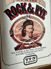 Load image into Gallery viewer, Vintage advertising mirror for Bowie&#39;s Rock &amp; Rye Whisky
